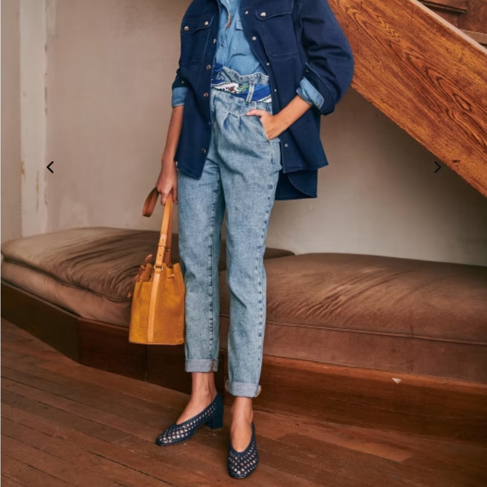 Stylish Blue Denim Women's Pants
